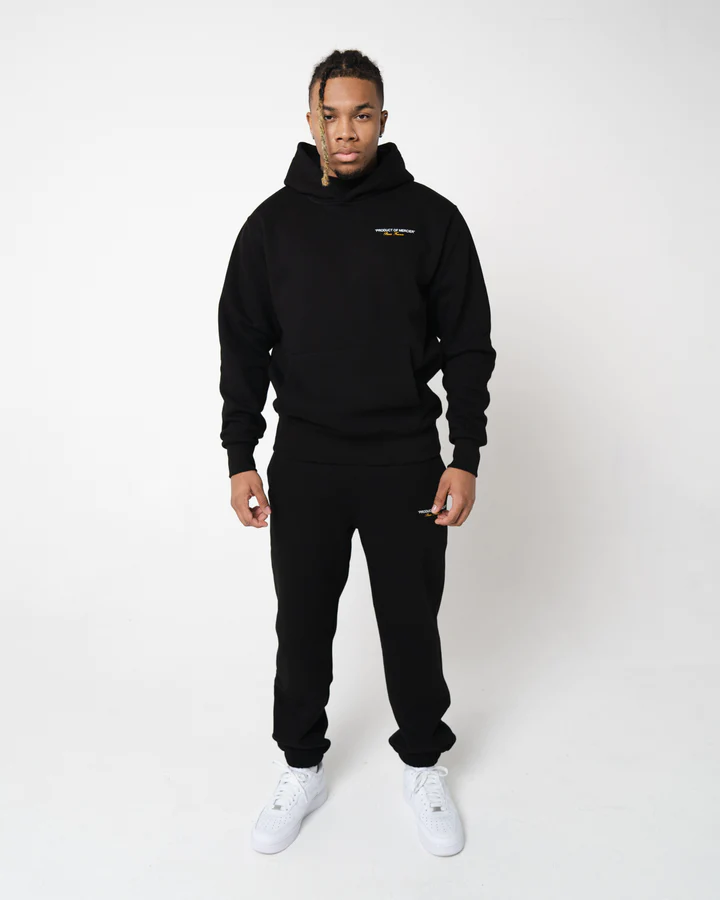 Black Product Of Mercier Hoodie Tracksuit || Limited Edition